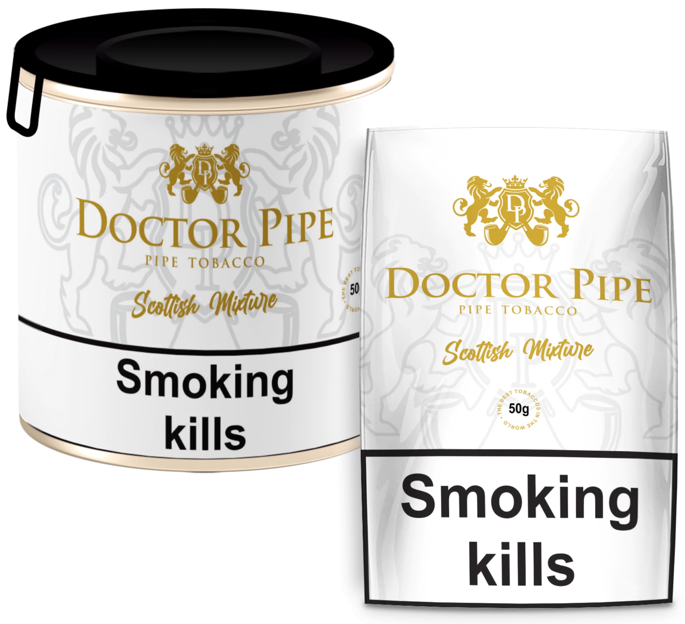 dr tobacco Doctor Pipe Virginia Blend (50g) Pipe tobacco Tin, pipe tobacco, 'Dr. Pat';